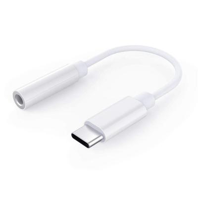 China USB C/Type-C to 3.5mm Earphone Audio Adapter USB C/Type-C to 3.5mm Adapter Earphone Audio Adapter for OnePlus pro USB 6T/7 C to Female Cable 3.5mm adapter for sale