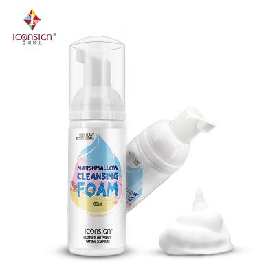 China Big Volume Black Head Powerful Cleansing Foam Tools Eyelash Remover 60ml Clean Foam For Face Or Eyelash for sale