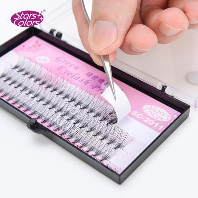 China Newest Lightweight SC-2011 10D Wholesale Pre Made Fans False Eyelashes for sale