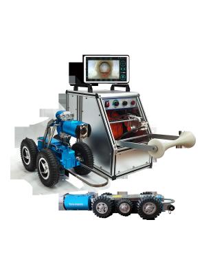 China High definition sewer pipe inspection CCTV crawler robot wifi control for sale