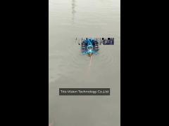 amphibious screw type cctv and sonar sewer/water pipe inspection camera system