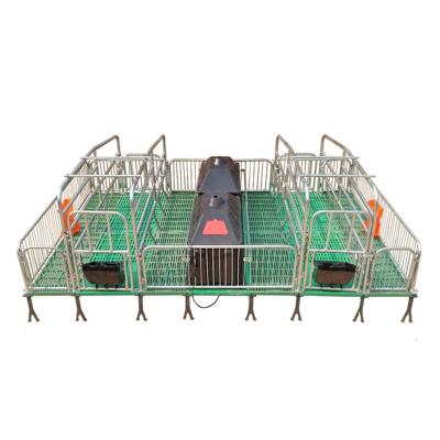 China Durable Cheap Price Installation Pig Farm Equipment Crate Pig Bed Crate Sow Easy Gestation Farrowing Bed for sale