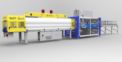 China 48000BPH 60000BPH High Speed Shrink Packer Wrap Machine 130KW for sale