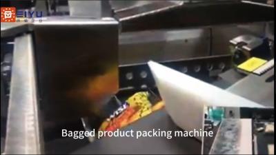 China Carton Bagged Robotic Automatic Case Packing Machine Touch Screen Display for sale