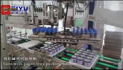 China Custom Industrial Case Packing Machine Horizontal Case Packer For Paper Tray Can for sale