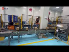 Robotic palletizer for PET bottled juice soft drink production line