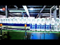 Dynamic buffer platform conveyor line for 60000BPH bottled water production line