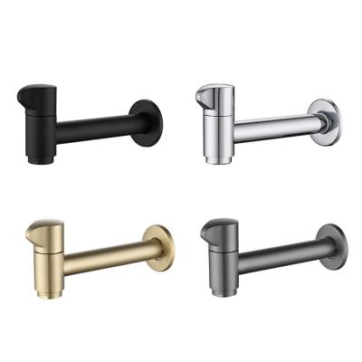 China Metered Wall Mounted Water Faucets Household Balcony Faucet Bath Toilet Mop Pool Water Faucets for Garden Outdoor Brass Concealed Single Cold Water Faucet for sale