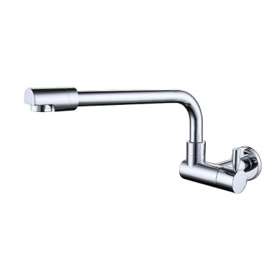 China Other Kitchen Wall Mounted Sink Tap Single Hole Single Handle Cold Water Pull Out Faucet Brass Kitchen Concealed Single Hole Faucet for sale