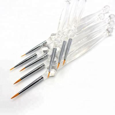 China Watercolor Painting EVAL Unique High Quality Acrylic Handle Artist Paint Brushes With Case for sale