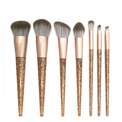 China 7pcs Diamond Makeup Brush Makeup Brush Smudge Brush Quicksand Makeup Brush Liquid Crystals Shiny Liquid Crystals for sale