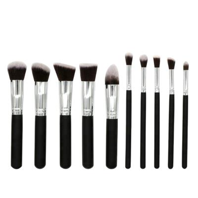 China Angular blush 2021 yihuale private professional makeup brush LabelBest makeup brush set 10 pieces for sale