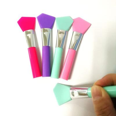 China Silicone Makeup Brush Silicone Face Mask Silicone Cosmetic Makeup Brush for sale