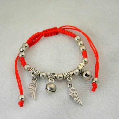 China BOHEMIA Women Angel Wing Elephant Bangles Fashion Jewelry thin red wire string rope charm bracelets retail and drop shipping for sale