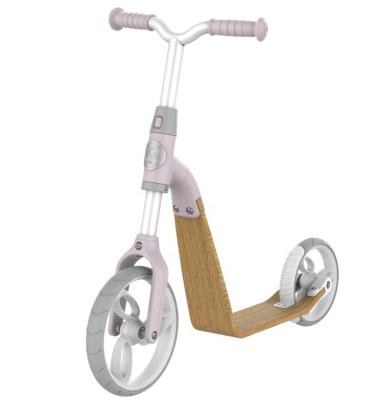 China New Blue Kid Ride Roll Down New Walker Kids Bicycle Pedal Wooden 3-Wheeled Balance Board Scooters For 3 Year Old Little Kids for sale