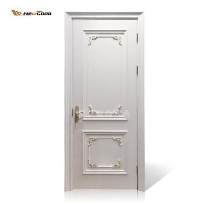 China Modern Newgood Craftsman Interior Doors Hand Door Carving Designs Carved Wood Panels for sale