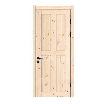 China Newgood Modern Timber Plywood Solid Wood Door Price for sale