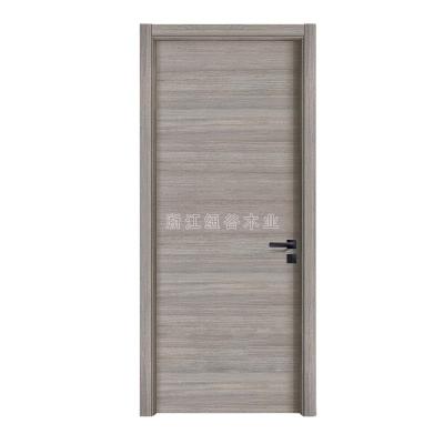 China Newgood Modern Bedroom Door Design Sunmica Leaf Melamine Laminate Door for sale