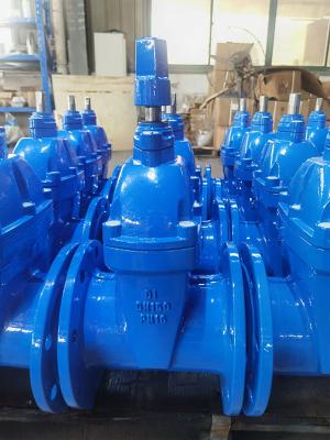 China Flanged Connection Cast Iron BS5163 Gate Valve For Sewage Applications for sale