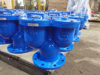 중국 Flanged Double Ball Air Valve For High Temperature -20C-120C 판매용