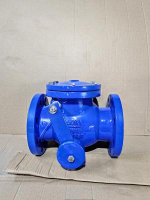 China Counter Weight Swing Check Valve PN10-PN16 Cast Iron For Water Distribution Systems for sale