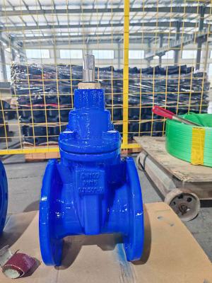 China Soft Seat Non-Rising Stem Wedge Gate Valve With PN10/PN16/125lb-150lb Pressure Rating for sale