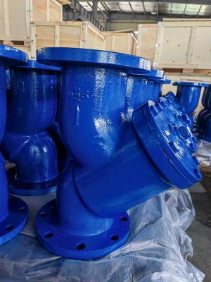 China SS304/SS316 Screen Y Strainer Valve For Flanged Connections Cast Iron / Ductile Iron Body for sale