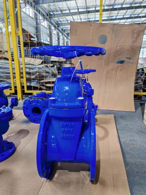 China PN10/PN16 Flange Cast Iron Resilient Soft Seat Gate Valve With Resilient Wedge Disc for sale