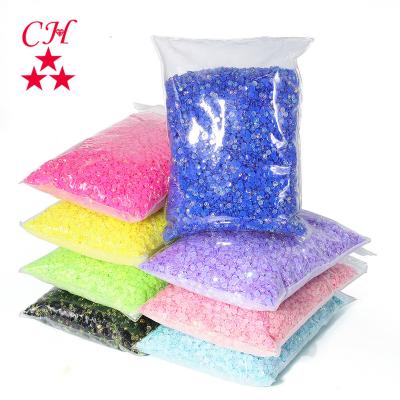 China Nail Art DIY Decoration OSX Wholesale Bulk Pack 500--600G Nail Art Luminous Mocha Fluorescent Rhinestone Bag Shiny Diy Flat Bottom Glass Rhinestone for sale