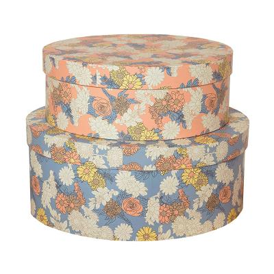 China Gift & Wholesale Custom Luxury Round Craft Cardboard Flower Gift Cylinder Packaging Hat Boxes For Rose for sale