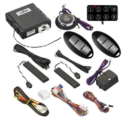 China PKE Passive Keyless Entry Push Button Engine Start Stop Starter PKE Remote Car Alarm With Remote For Nissan for sale