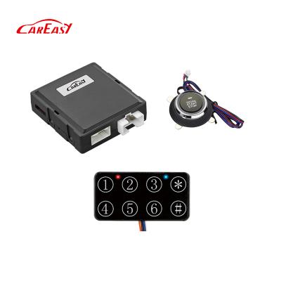 China Automatic Push Button Engine Start Stop Car Alarm Push Button Engine Start Stop Reset System with Selectable Thrust Crank Time to Start/Engine Remote Start for sale