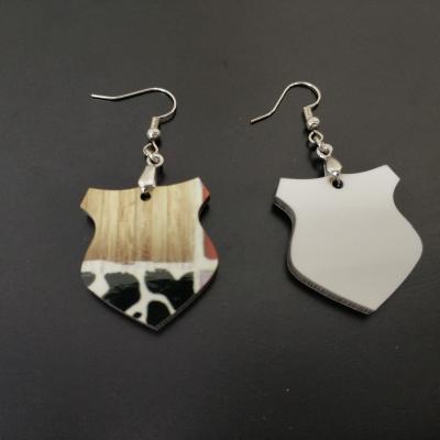 China Wholesale Different Type Of Drop Earrings Porcelain CLASSIC Hook For Party Jewelry Overdone Cross Shaped for sale