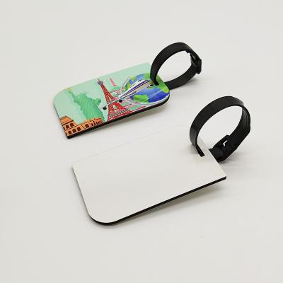 China DYE Sublimation Heat Press Sublimation Double Side Or One Side For Customized Sublimation Removal Postcard Luggage Tag for sale