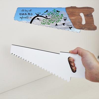 China Blank Europe Hand Saw Dad Gift For Personalize Memory Photo Design Saw Blade Dye Sublimation for sale