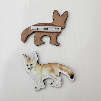 China OEM Mini Custom Size Pin Button Badge Star Bag MDF Sublimation Nickel Free Business Gifts for sale