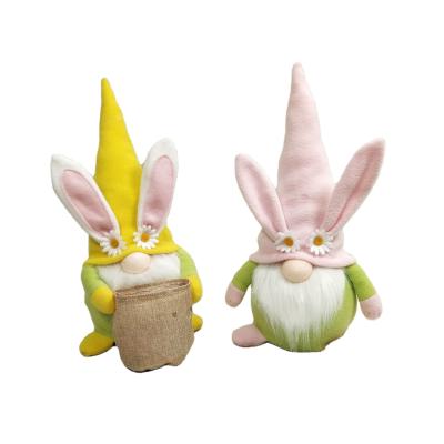 China Simulation Easter Bunny Home Bedroom Living Room Febric Plush Rabbit Modern Decoration for sale