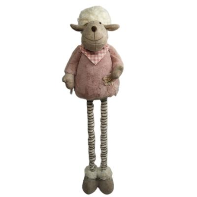 China Modern Best Selling Products Opens Cute Easter Decoration With Plush Sheep for sale