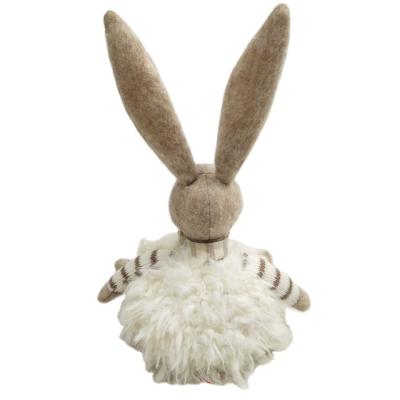 China Modern Handmade Home Decor Bunny Easter Decoration Cute Plush Stuffed for sale