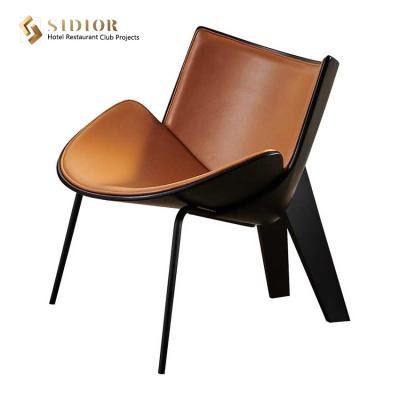 China Sofá de cuero de la PU del ocio de la altura moderna creativa clásica de la silla los 66cm solo en venta