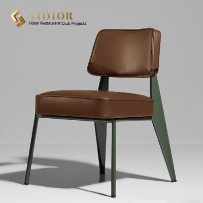 China Wapen de Italiaanse Leer het Dineren Stoel van de Stoelen Moderne Eetkamer 83cm Hoogte Te koop