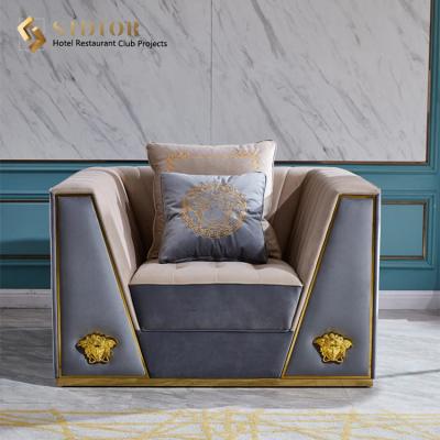 Cina Esclusiva di lusso posto unico Sofa Elegant Living Room Chair ricoperto moderno del ODM in vendita