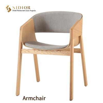 China Restaurant Eenvoudige Moderne het Dineren Stoelen Stevige Houten 52cm Lengte Te koop