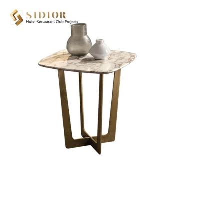 China Natuurlijke Marmeren Kleine Beweegbare Koffietafel 55cm Hoogte Europese Stijl Te koop