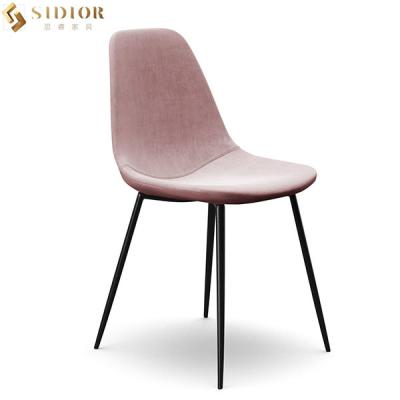 China ODM Upholstery Dining Chair Modern Comfortable Fabric Chairs SGS Approved for sale