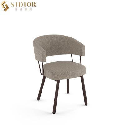 Chine chaises dinantes ultra modernes de longueur de 56cm avec des jambes en métal à vendre