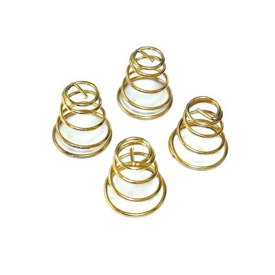 China Coil Diameter 12mm 9mm 8mm Disc Spring Gold Plated Battery Disc Negative for sale