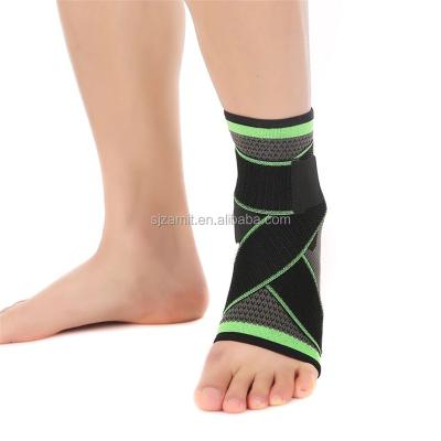 China Foot Sprain Brace Injury Recovery Joint Pain Relief Compression Support Sleeve Ankle Brace for sale