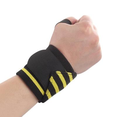 China Sports Activities Custom Nylon Weightlifting Heavy Duty Wrist Wraps Weightlifting for sale