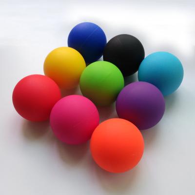 China Wholesale Fitness Silicone Solid Lacrosse Ball for sale